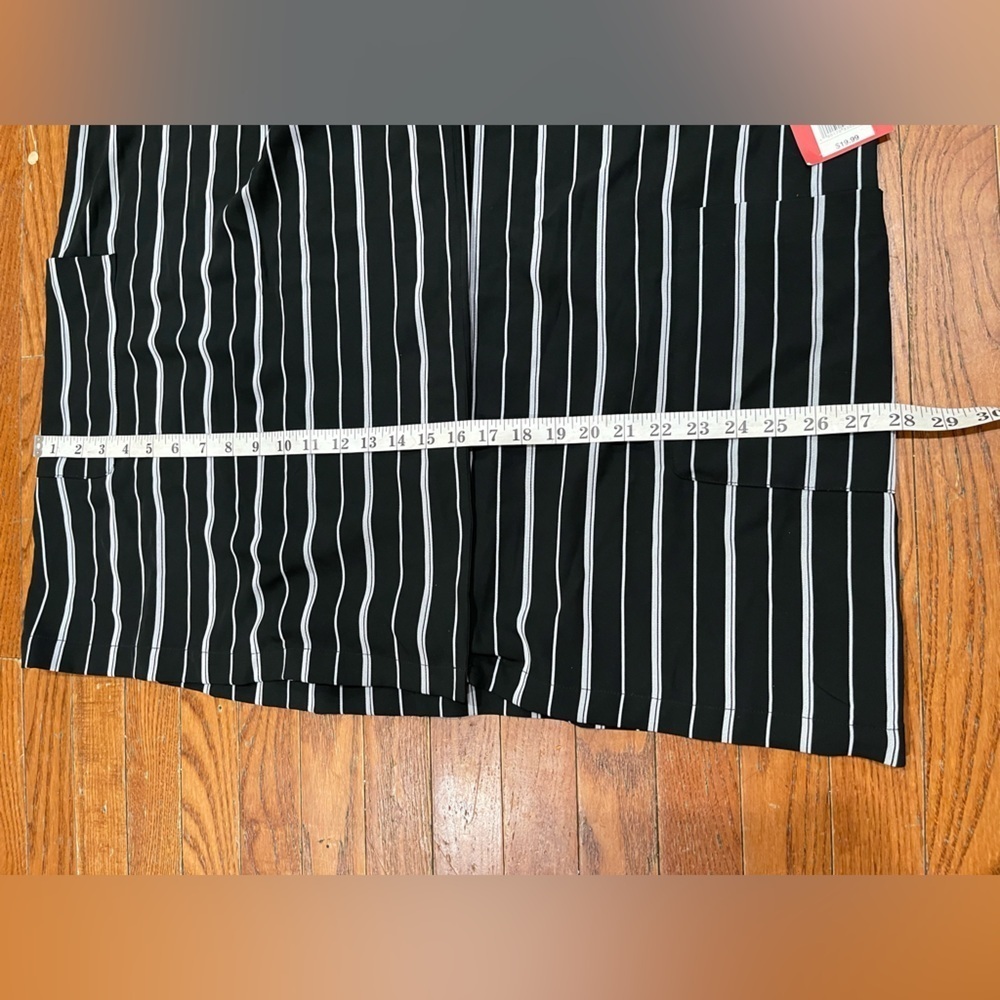 Mossimo Supply Co. Black and White Striped Blouse - Picture 6 of 11
